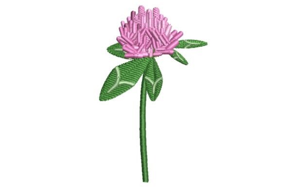 Clover Flower: A Thoughtful Embroidery Design for Meaningful Gifts