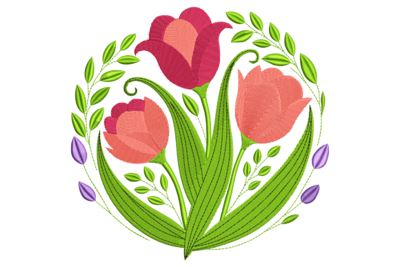 Vibrant Tulips: A Seasonal Embroidery Review