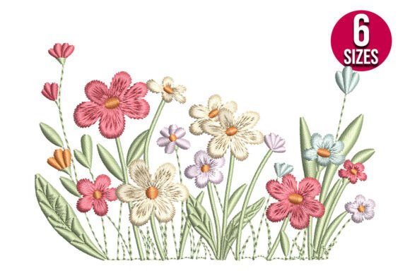 Wildflowers Border: A Business-Ready Embroidery Design Review